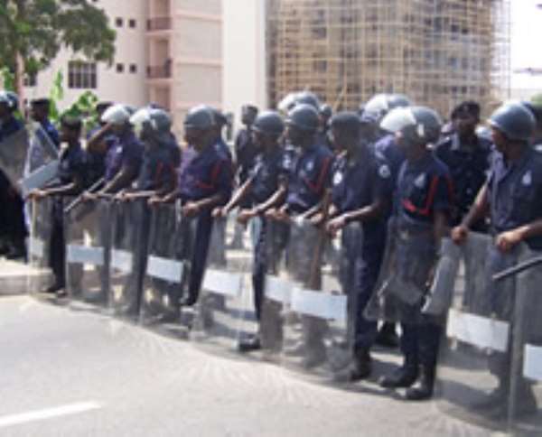 We will no tolerate unlawful assemby- Police